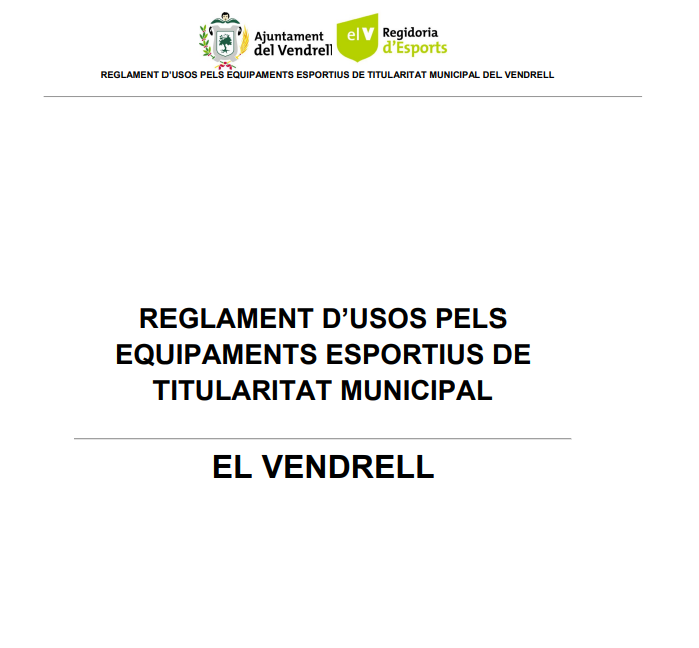 CARÀTULA REGLAMENT